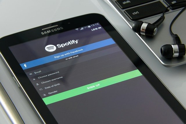 přihlášení do spotify